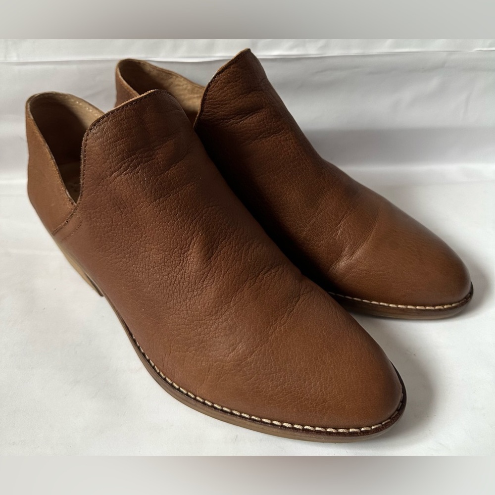 Lucky Brand Womens Fausst Ankle Booties in Cedar Size 9.5